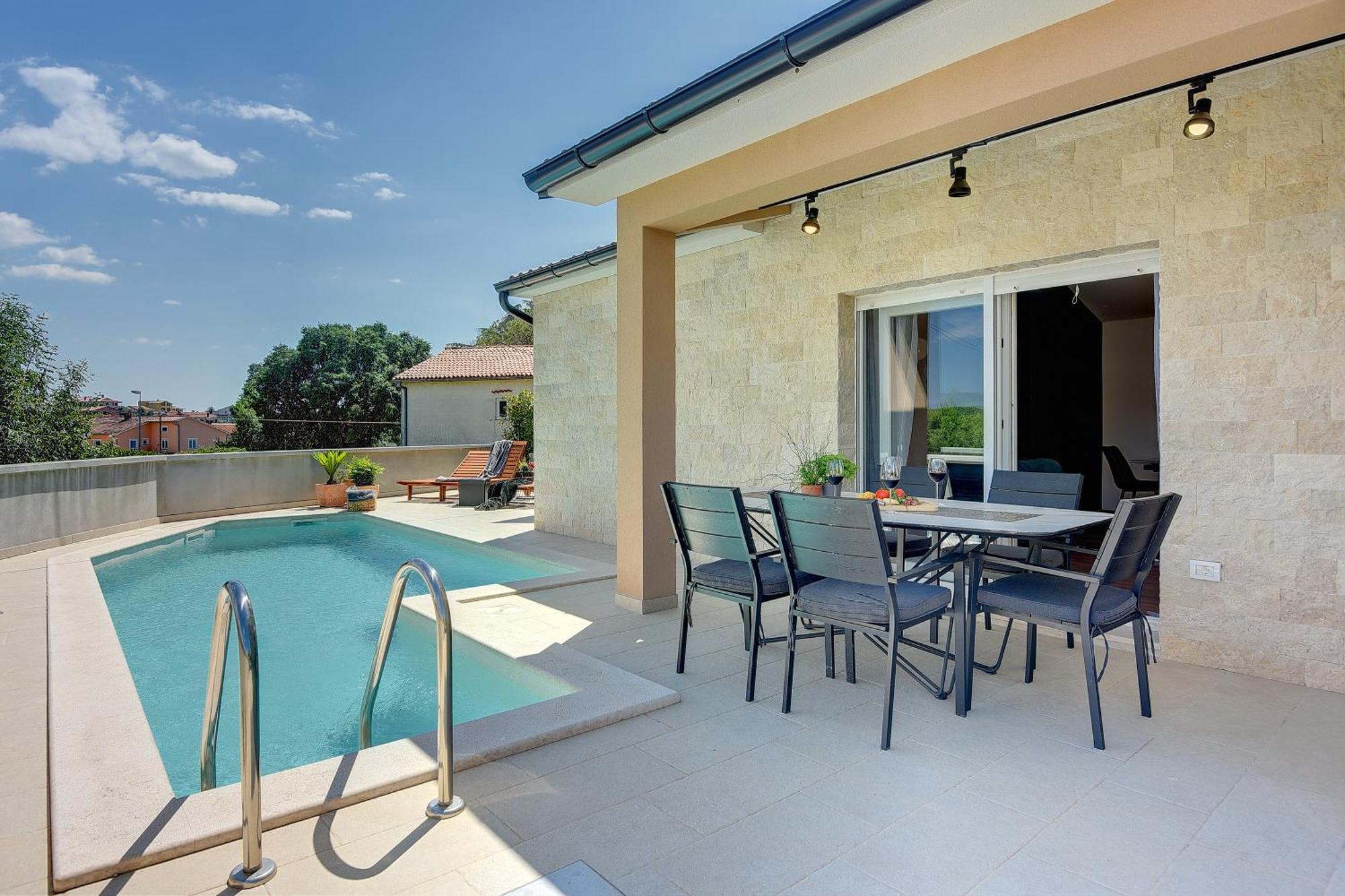 Vila Una With Private Pool Near Rovinj - Open 2022 Rovinjsko Selo Exterior photo